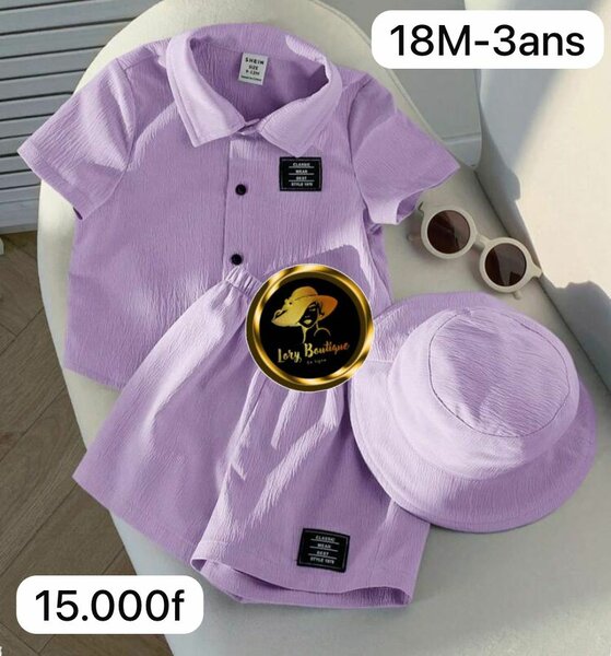 Ensemble Été Enfant 2-6 ans