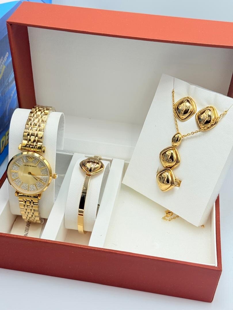 Ensemble Bijoux et Montre Élégant