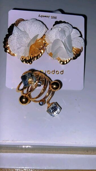 Boucles d'oreilles florales élégantes