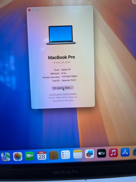 MacBookPro M1 512ssd