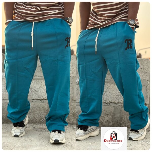 Pantalon cargo bleu homme