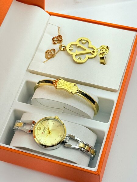 Ensemble Montre et Bijoux Élégant