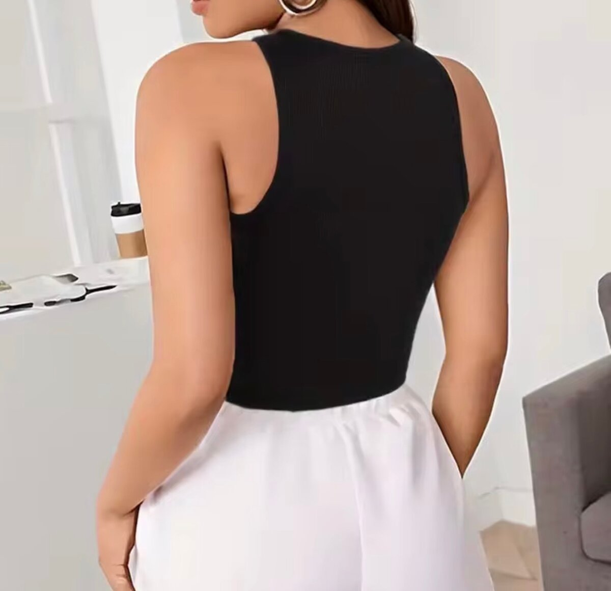Top asymétrique femme tendance