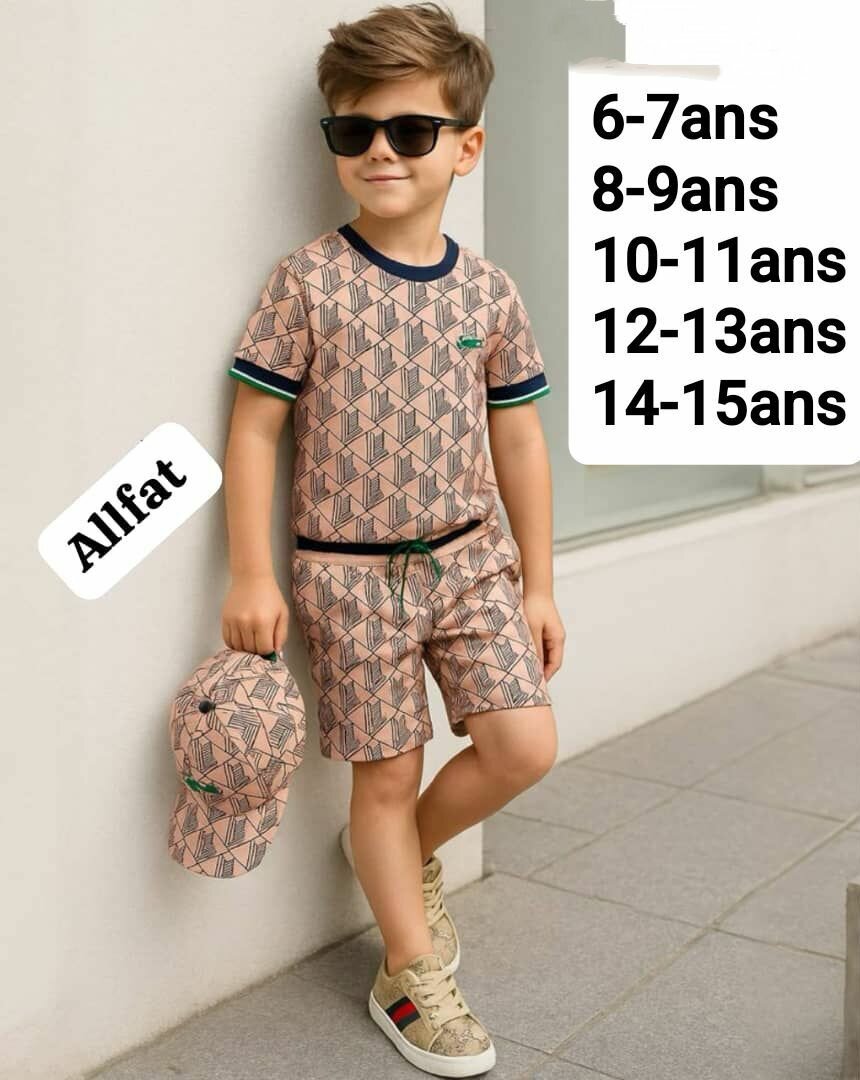 Trendy Boys' T-Shirt and Shorts