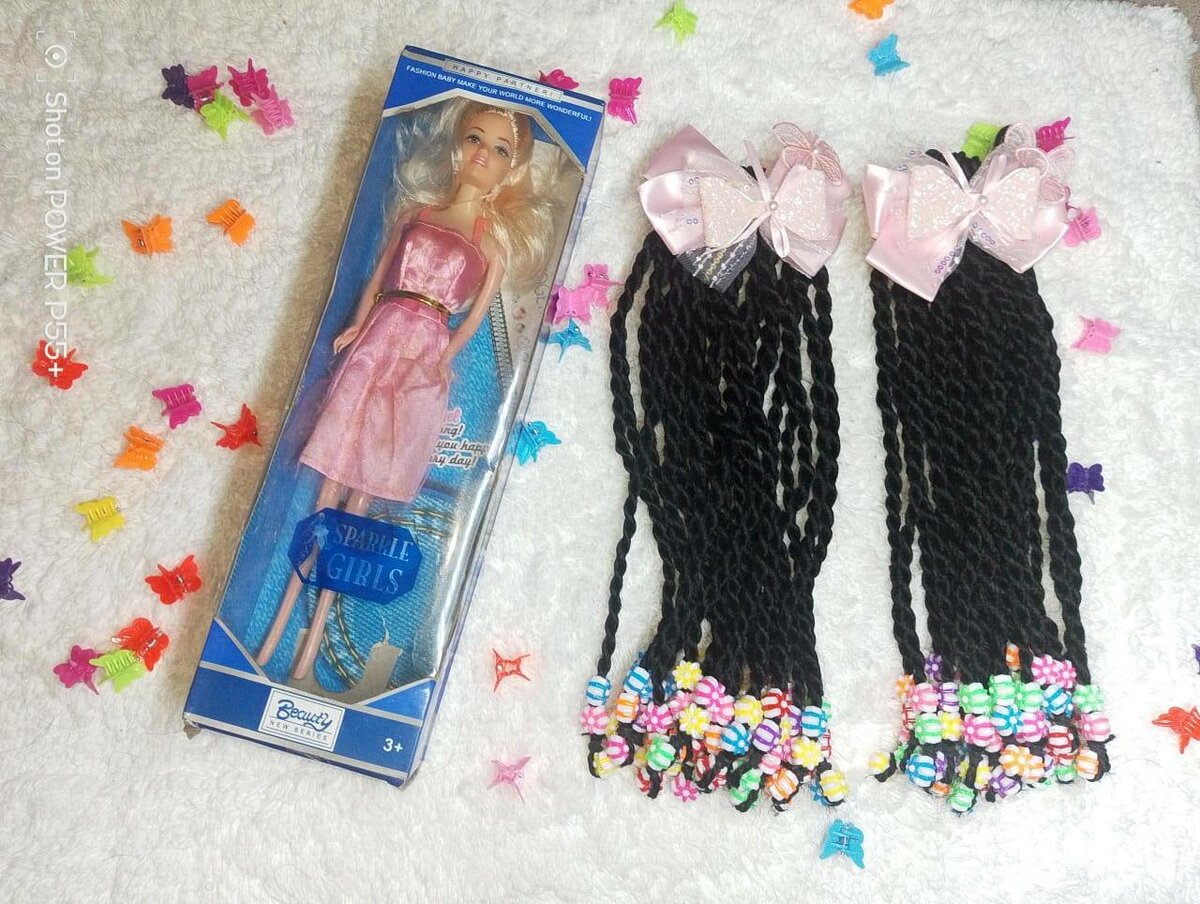 KIT NOEL ( Poupée + POSTICHE)