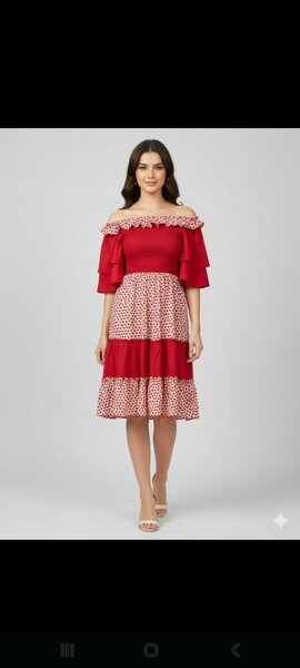 Robe d'été épaules dénudées