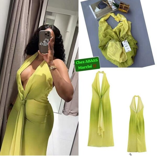 Robe Longue Décolletée Été