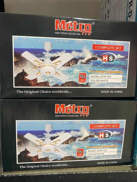 Ventilateur Plafond Blanc Haute Vitesse