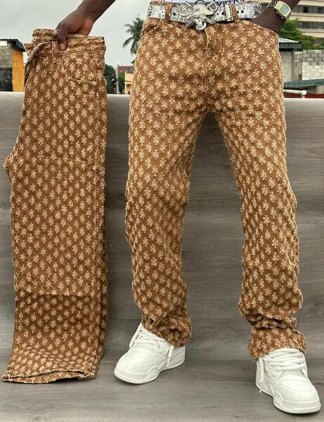 Jeans imprimé style décontracté