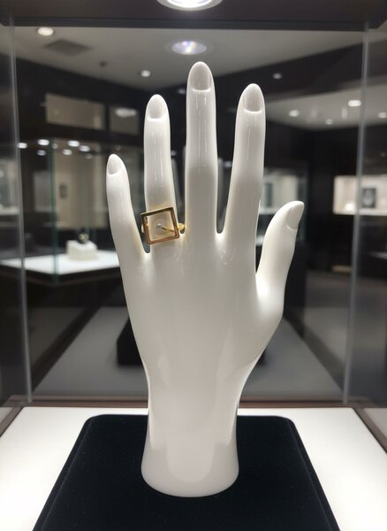 Bague Carrée Diamant Or