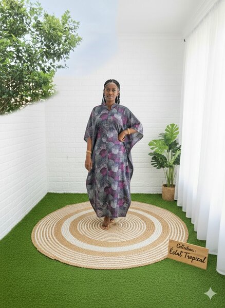 Robe longue élégante ethnique