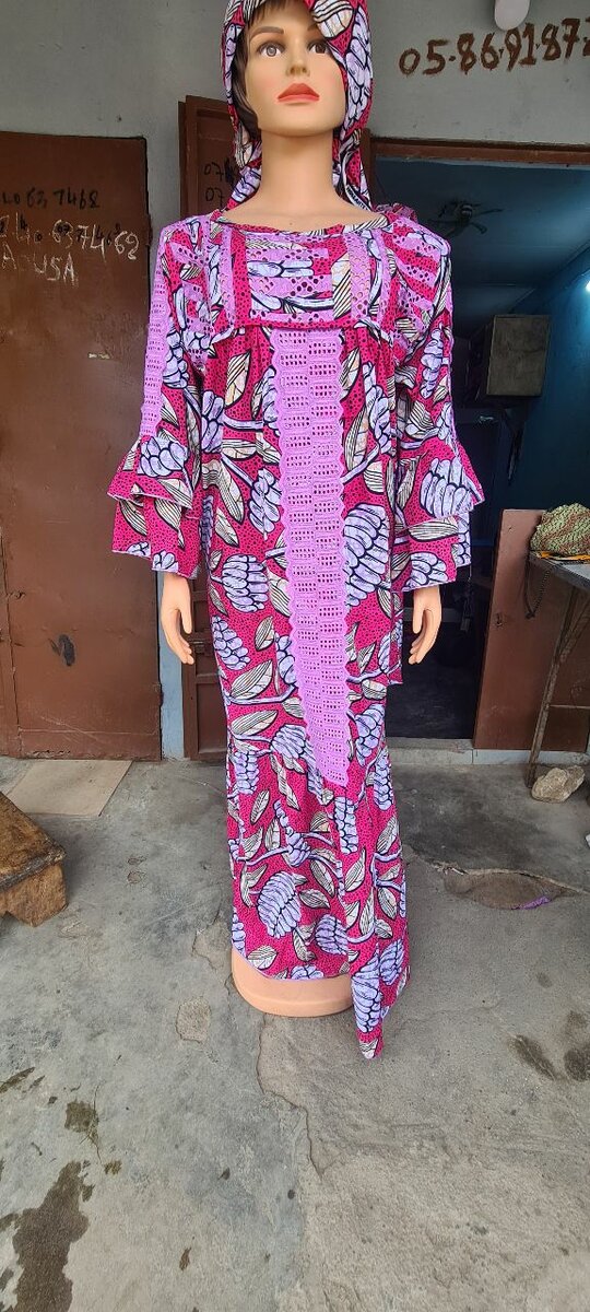 Robe Africaine à Imprimé Coloré
