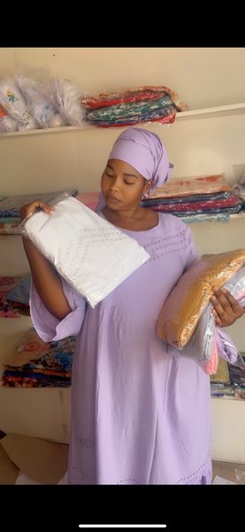 Robe longue africaine élégante