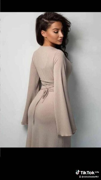 Robe élégante en tricot