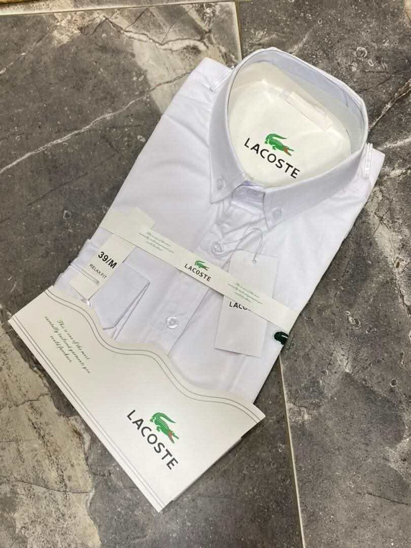 Chemise Lacoste en coton