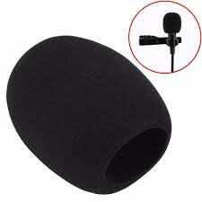 5 Bonnettes de microphone noir