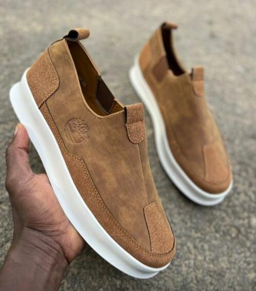 Chaussures slip-on en cuir