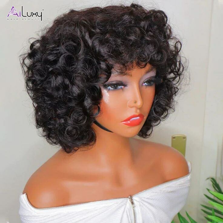 Perruques bouclées élégantes