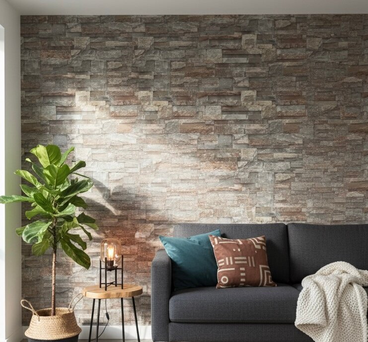 Papier Peint Effet Pierre Naturelle