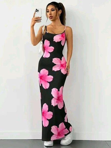Robe Longue Florale Élégante