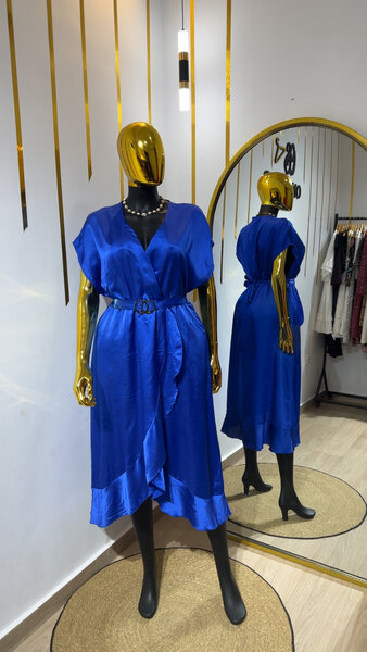 Robe bleue New Look