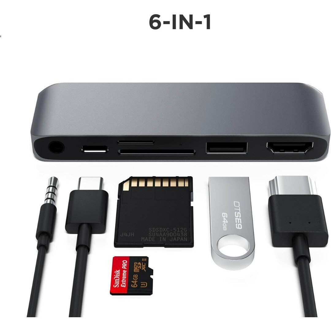Hub Satechi USB-C 6 en 1