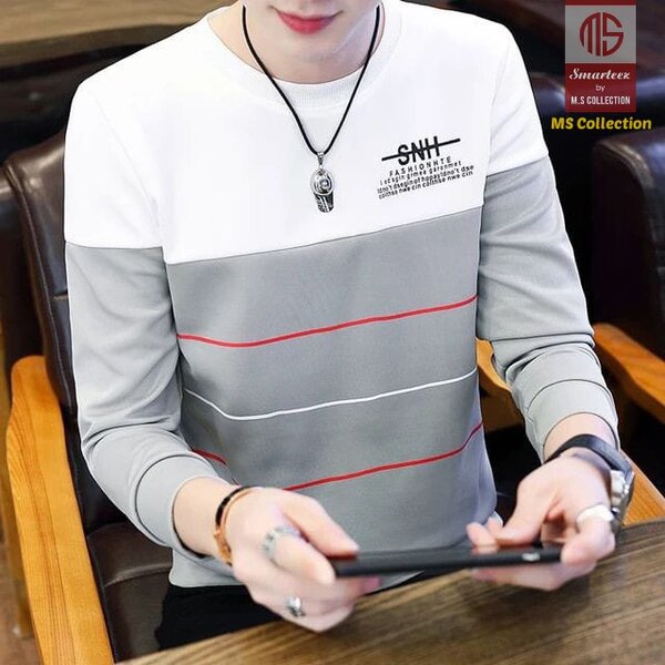 Pull à rayures pour hommes