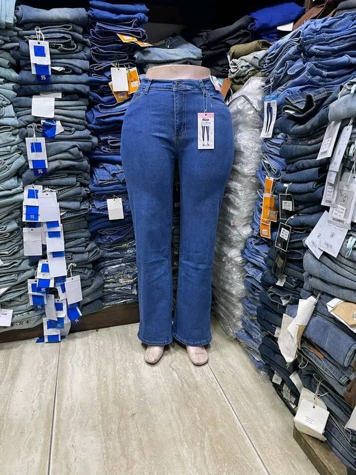 Jeans taille haute femme tendance