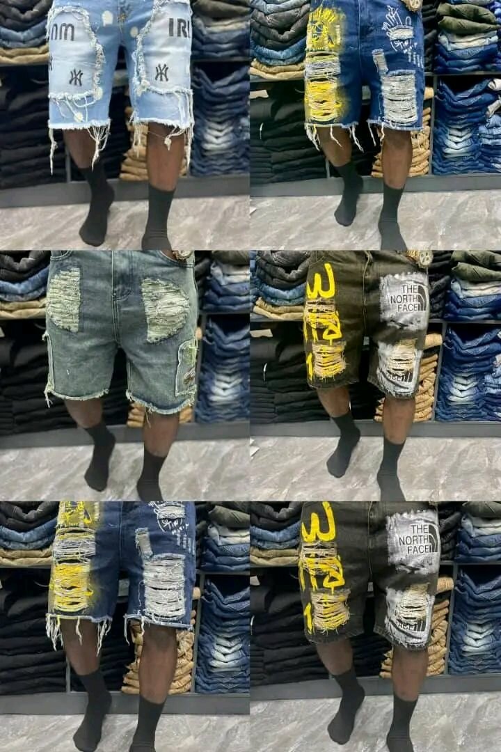 Shorts en jean décontractés