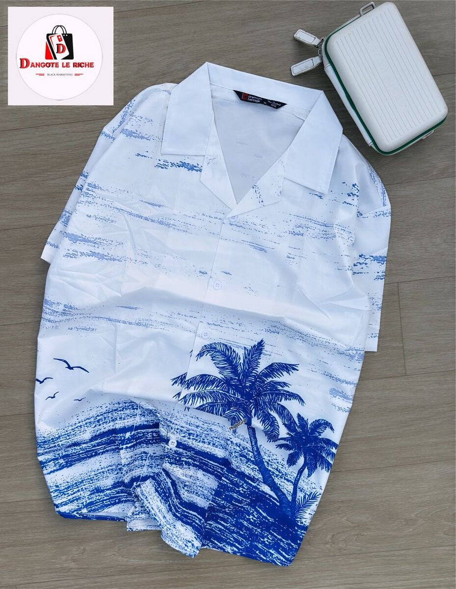 Chemise hawaïenne imprimée