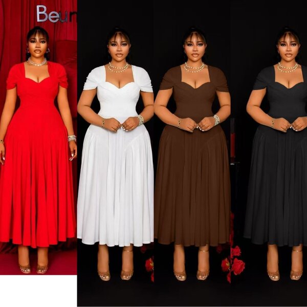 Robe élégante asymétrique