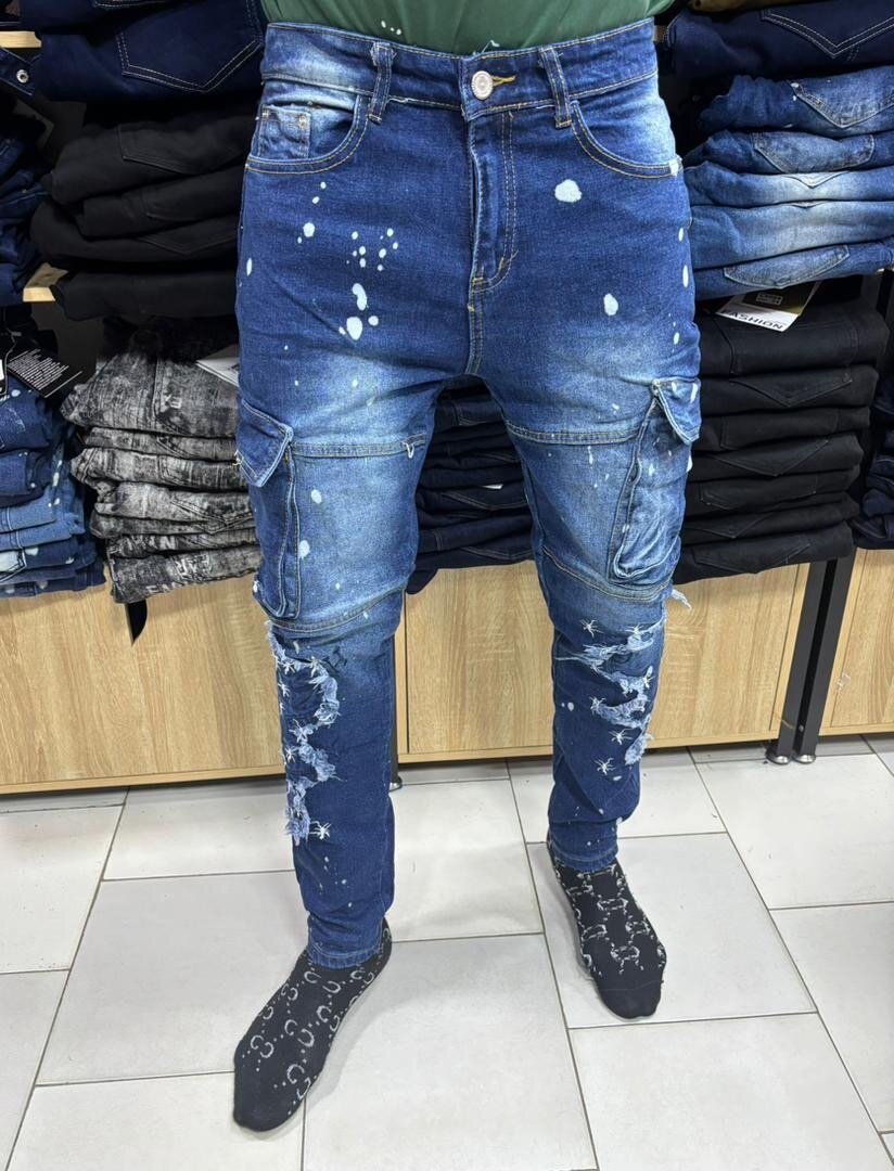 Jean décontracté homme fashion