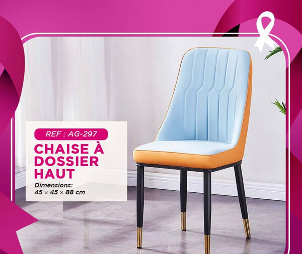 Chaise à dossier haut