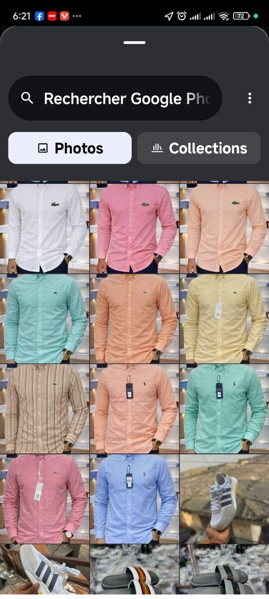 Chemise homme slim en coton