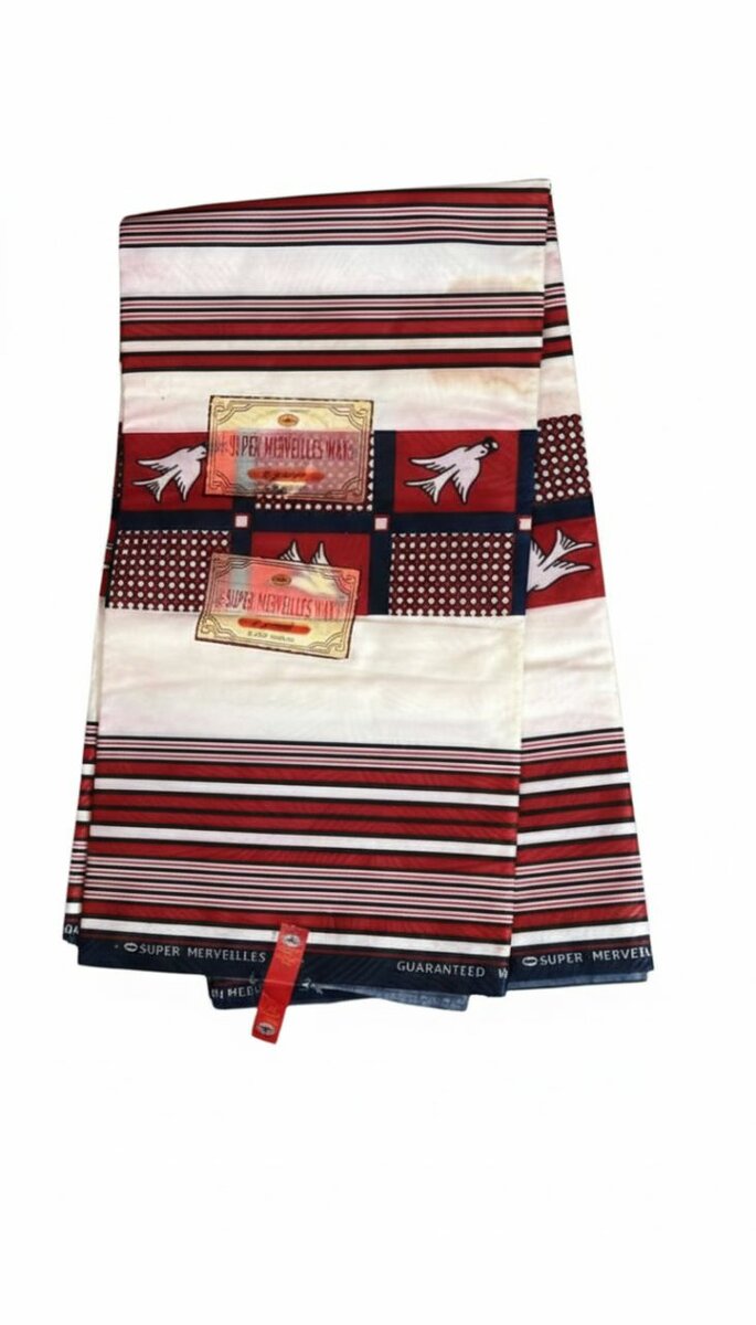 Pagne Wax Africain Rouge