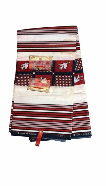 Pagne Wax Africain Rouge