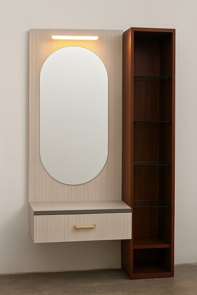 Miroir mural moderne LED