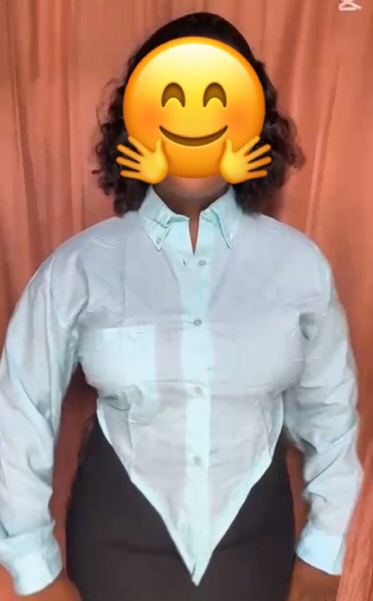 Chemisier asymétrique élégant