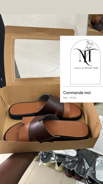 Sandales en cuir élégantes