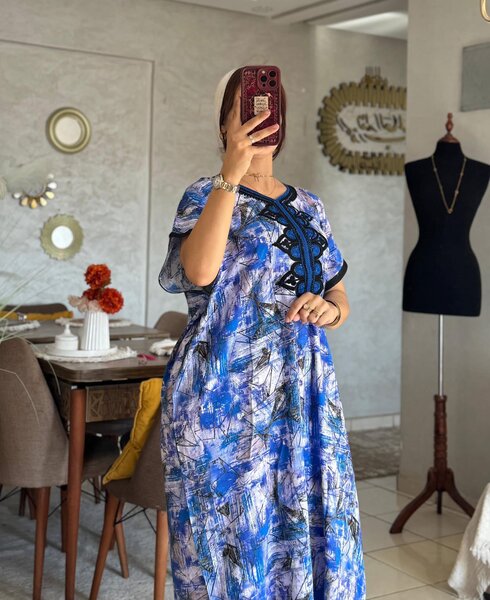 Robe longue imprimée bohème