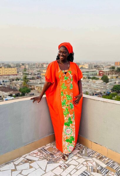 Robe Boubou Africaine Élégante