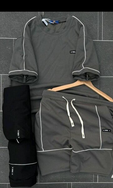 Ensemble de sport Adidas gris et beige