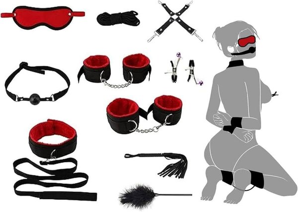 Ensemble BDSM 10 pièces