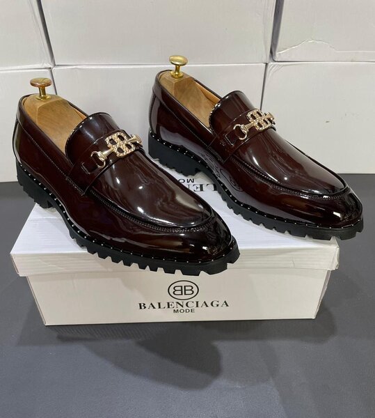 Chaussures mocassins cuir luxe