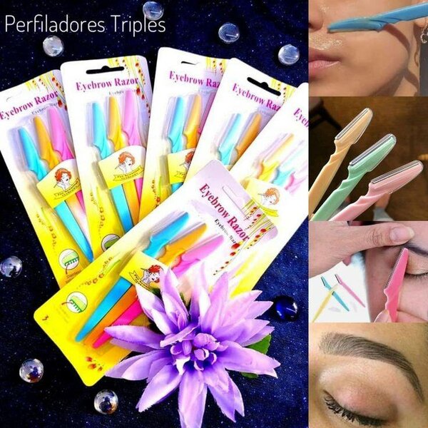 Rasoirs Sourcils Trio Couleurs