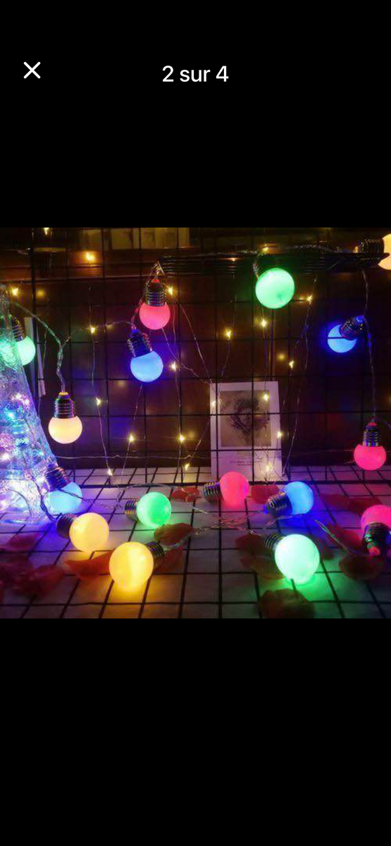 Guirlande Lumineuse LED Multicolore