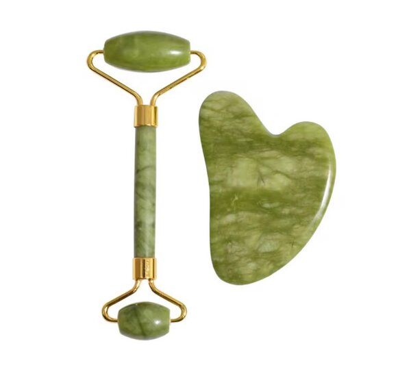 Rouleau et Gua Sha en Jade