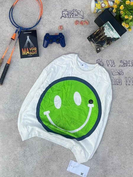 Sweat à Smiley Unisexe