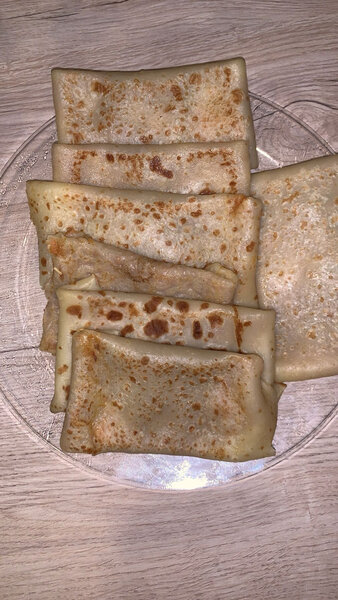 Assortiment de crêpes délicieuses