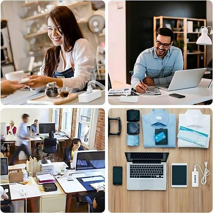 Chargeur USB 6 ports